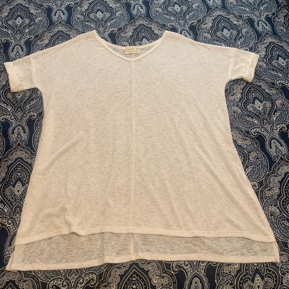 Sabrina Oversized Burnout Tee
